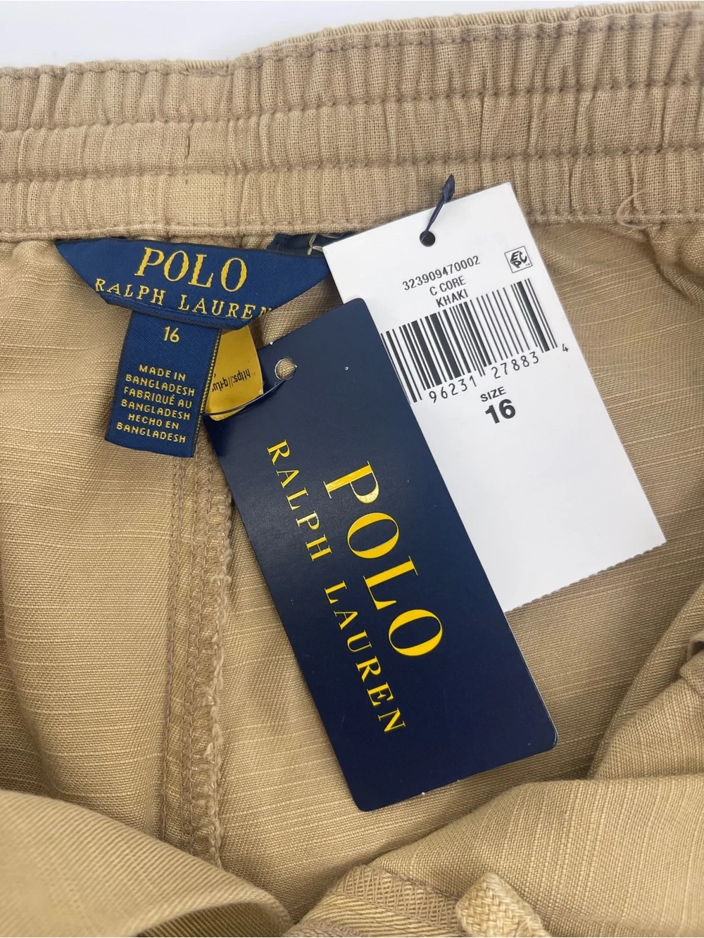 Ralph Lauren Boy’s Khaki Pleated Chinos